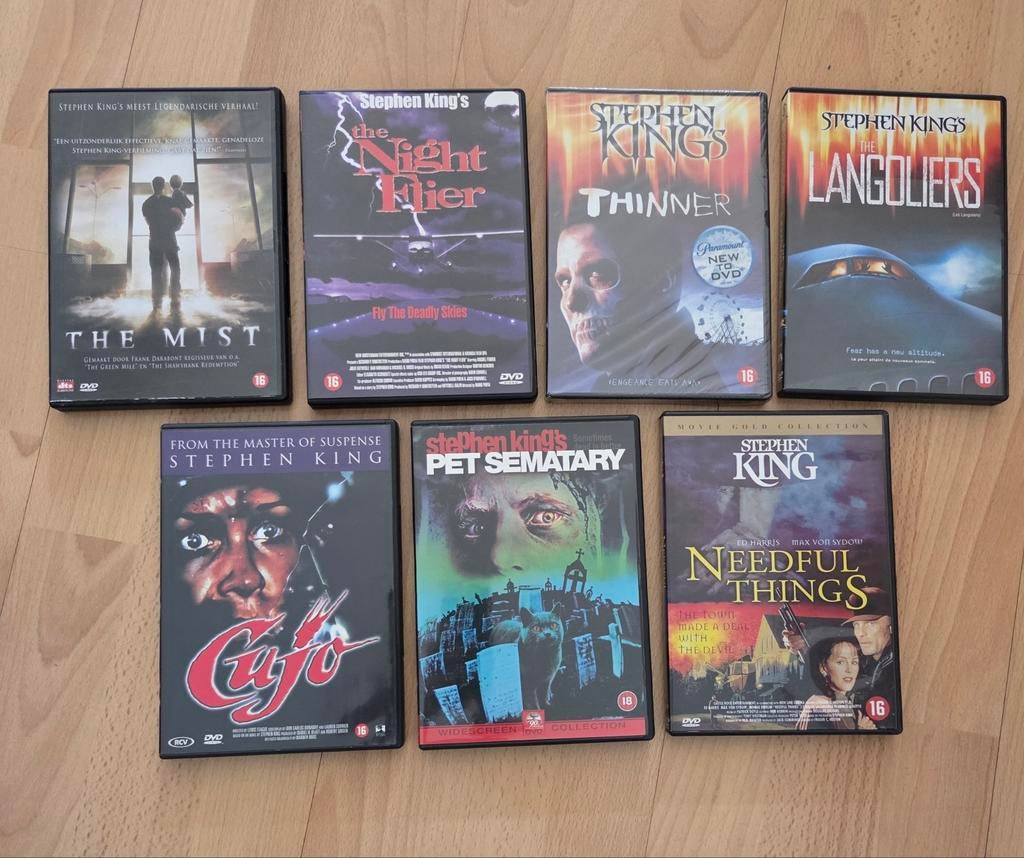 7x Stephen King, Vanaf 16 jaar, Ophalen of Verzenden, Zo goed als nieuw, Overige genres