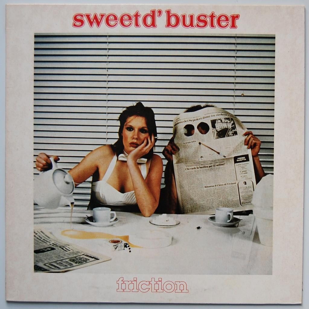 Sweet d'Buster - Friction, Cd's en Dvd's, Vinyl | Pop, Zo goed als nieuw, Beschermende buitenhoes, Fotohoes, Inclusief binnenhoes