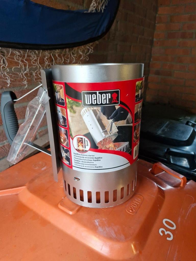 Weber Rapidfire schoorsteenstarter - Nieuw, Tuin en Terras, Barbecue-accessoires, Ophalen of Verzenden, Nieuw, Weber