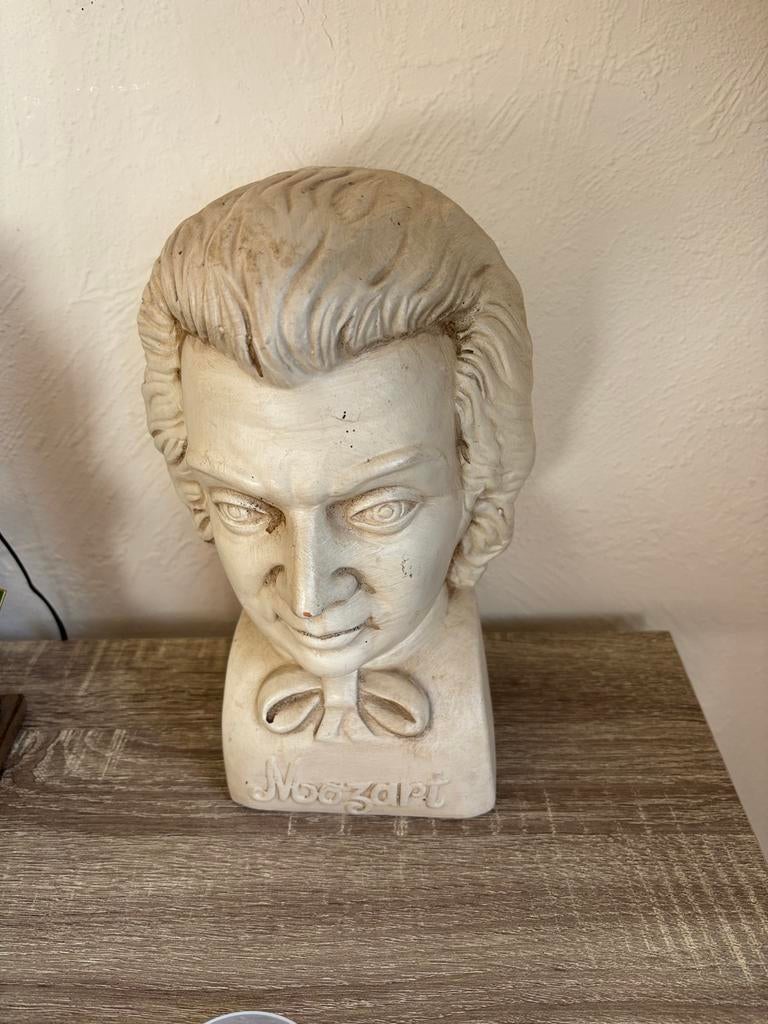 Mozart Buste - Decoratief Beeld van Componist, Verzenden