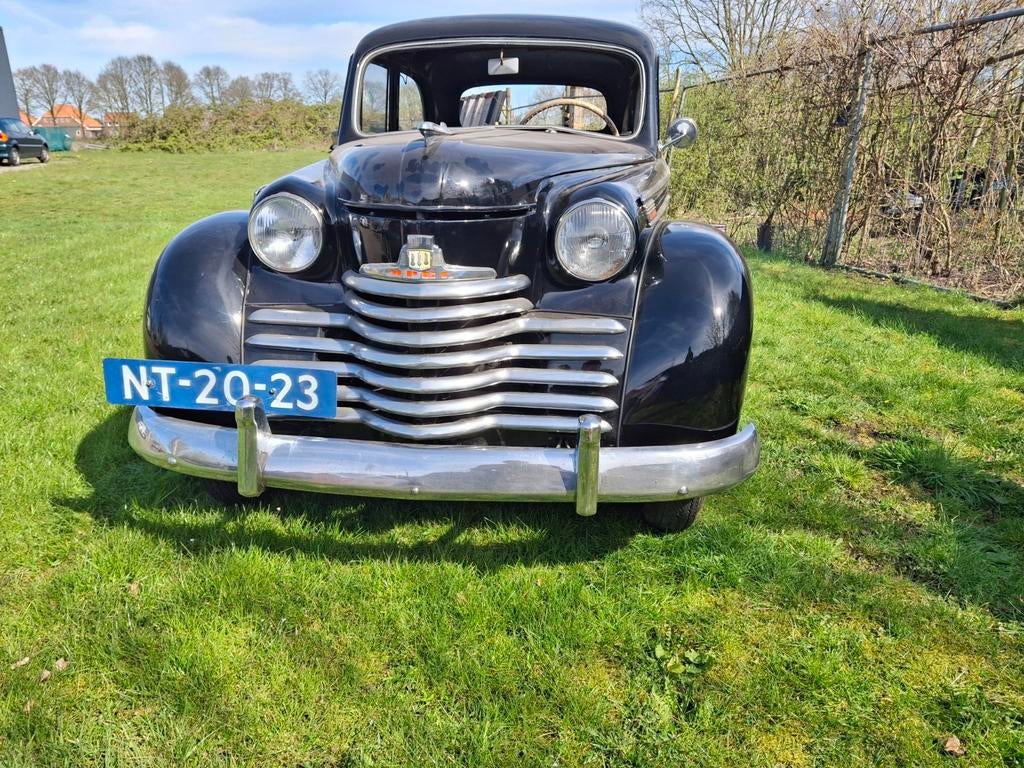 Opel 1952 Zwart, Auto's, 4 cilinders, 918 kg, Zwart, Origineel Nederlands