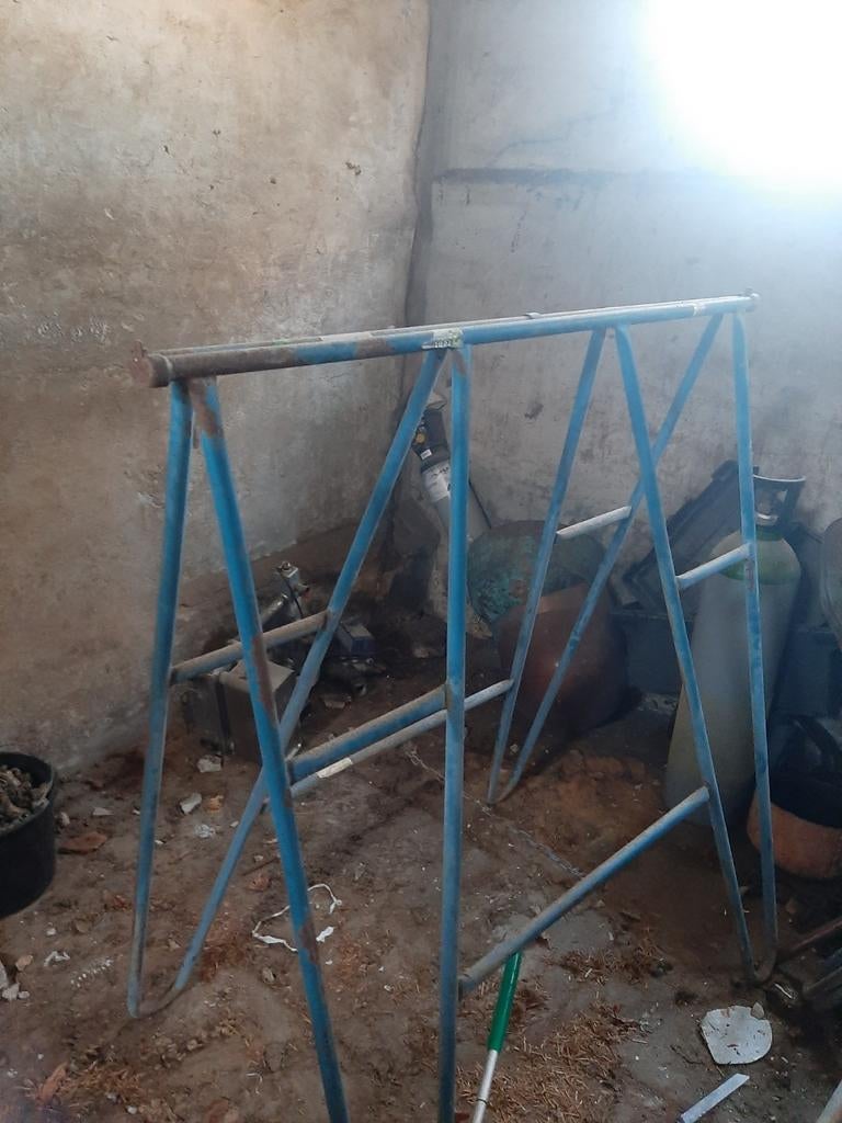 Metsel stellages, Doe-het-zelf en Verbouw, Steigers, Ophalen, Zo goed als nieuw, Rolsteiger of Kamersteiger, Minder dan 2 meter