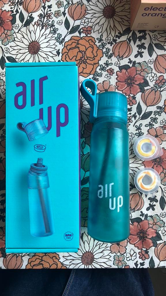 air upp® Mini Sipper Roze 600ml Fles - incl 3 pods