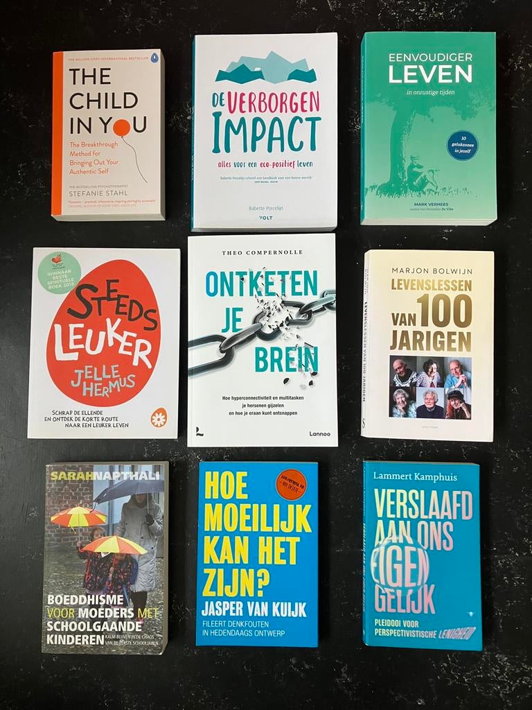 Jelle Hermus, Mark Tigchelaar, Wayne Dyer, enz enz enz, Ophalen of Verzenden, Zo goed als nieuw