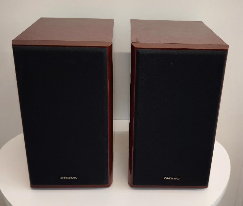 Onkyo D 062AX acoustics, Zo goed als nieuw, 60 tot 120 watt, Front, Rear of Stereo speakers, Ophalen