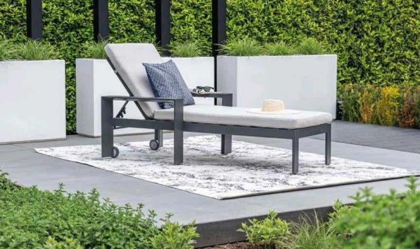 GARDEN IMPRESSIONS LIGBED MALAKKA Aluminium Onderhoudsvrij, Tuin en Terras, Ophalen, Nieuw