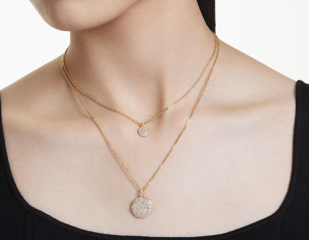 Swarovski Sublima layered pendant Halsketting, Sieraden, Tassen en Uiterlijk, Kettingen, Met kristal, Overige materialen, Nieuw