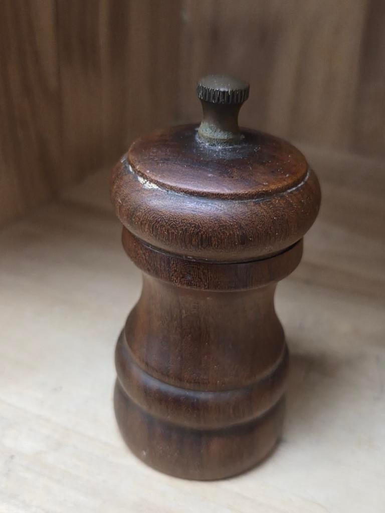 Houten pepermolen, Ophalen of Verzenden, Gebruikt