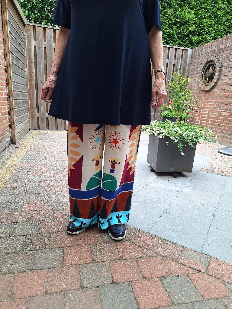 Kleurrijke Wijde broek met supergaaf shirt, Kleding | Dames, Angoor en samoon, Ophalen of Verzenden, Nieuw, Overige typen