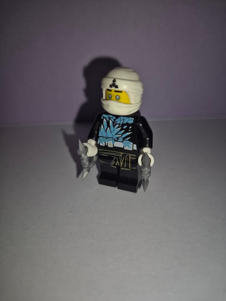LEGO Ninjago Zane ijs ninja minifiguur, Kinderen en Baby's, Speelgoed | Duplo en Lego, Ophalen of Verzenden, Zo goed als nieuw