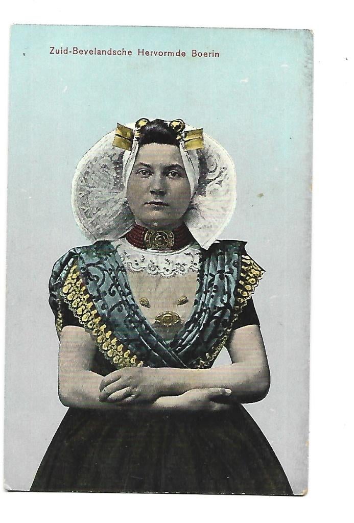 Zuid-Bevelandsche Hervormde Boerin, Verzenden, Voor 1920, Ongelopen, Zeeland
