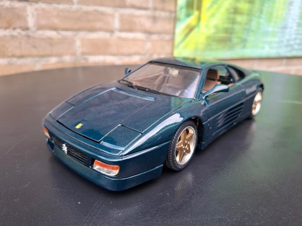 Ferrari 348 tb custom made 1:18, Ophalen of Verzenden, Bburago