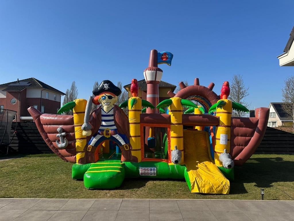 Multiplay springkussen piraat, Ophalen of Verzenden, Zo goed als nieuw, Overige