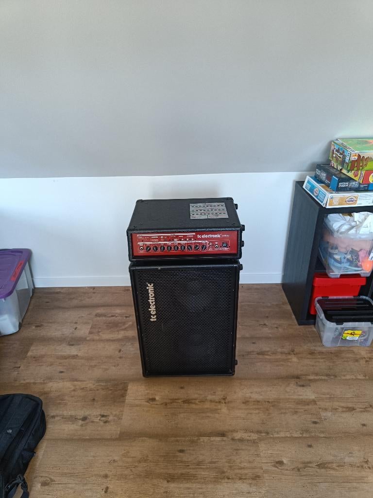 TC electronic BH500 (500w bassamp) en BC210 cabinet 2x10'', Ophalen, Gebruikt, Basgitaar, 100 watt of meer