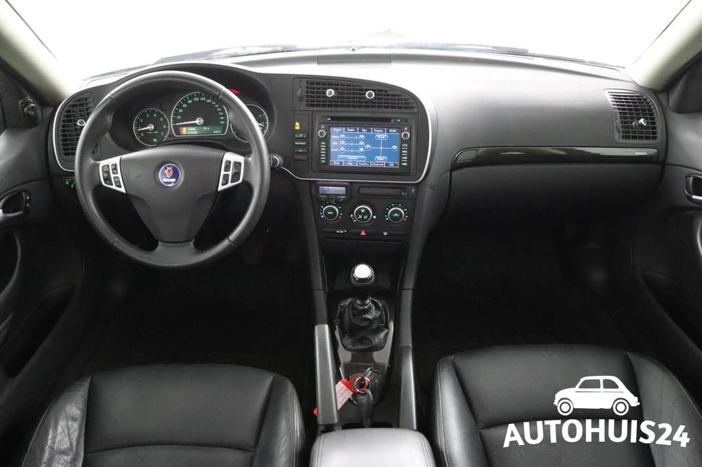 Saab 9-3 Sport Estate 1.8t Linear TX-Pack 2010 SCHUIFDAK LED, Auto's, 1998 cc, 1490 kg, Gebruikt, Zwart