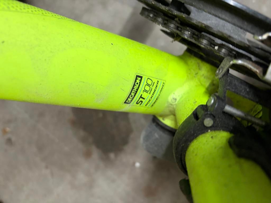 Rockrider ST100 mountainbike, Fietsen en Brommers, Fietsen | Mountainbikes en ATB, Gebruikt, Hardtail, Heren, Ophalen