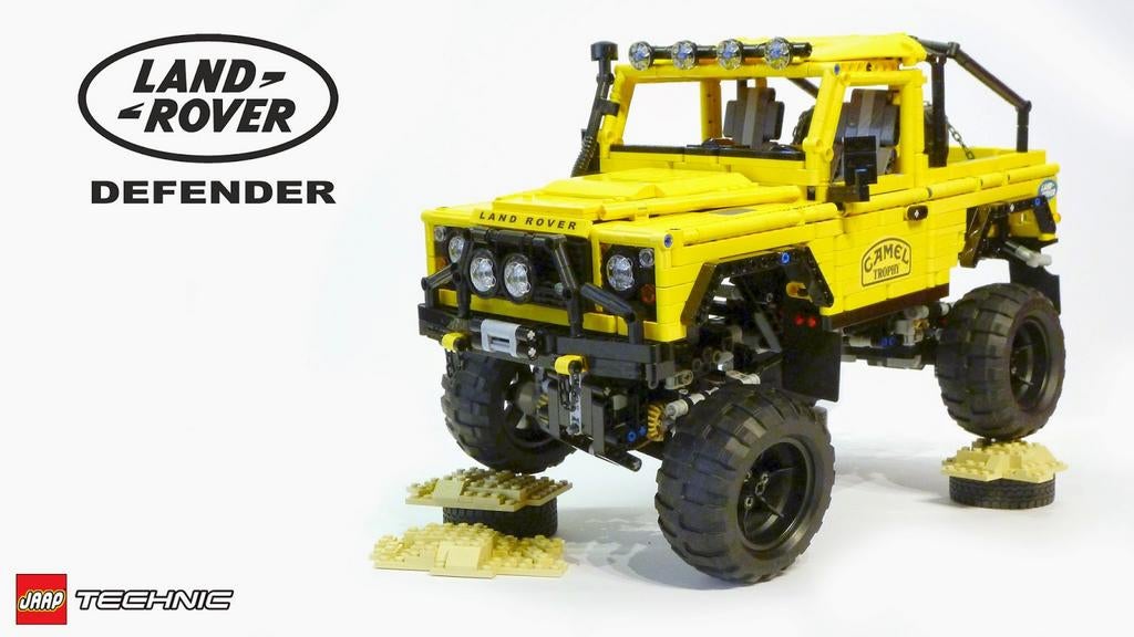 MOC Lego Landrover (jaaptechniek), Ophalen of Verzenden, Zo goed als nieuw