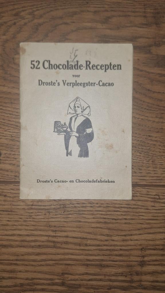 Oud Droste receptenboekje 52 chocolade recepten vintage, Ophalen of Verzenden