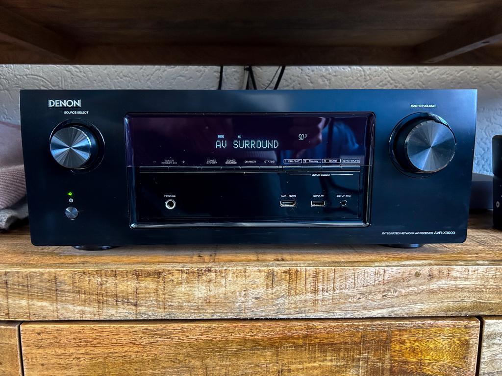 Nette Denon avr-X3000 receiver te koop, Ophalen, Gebruikt, Denon, 120 watt of meer