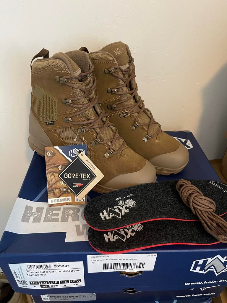 HAIX Combat Boots Gore-Tex Maat 42 Nieuw in Doos defensie, Kleding | Heren, Schoenen, Ophalen of Verzenden, Nieuw, Bruin, Boots
