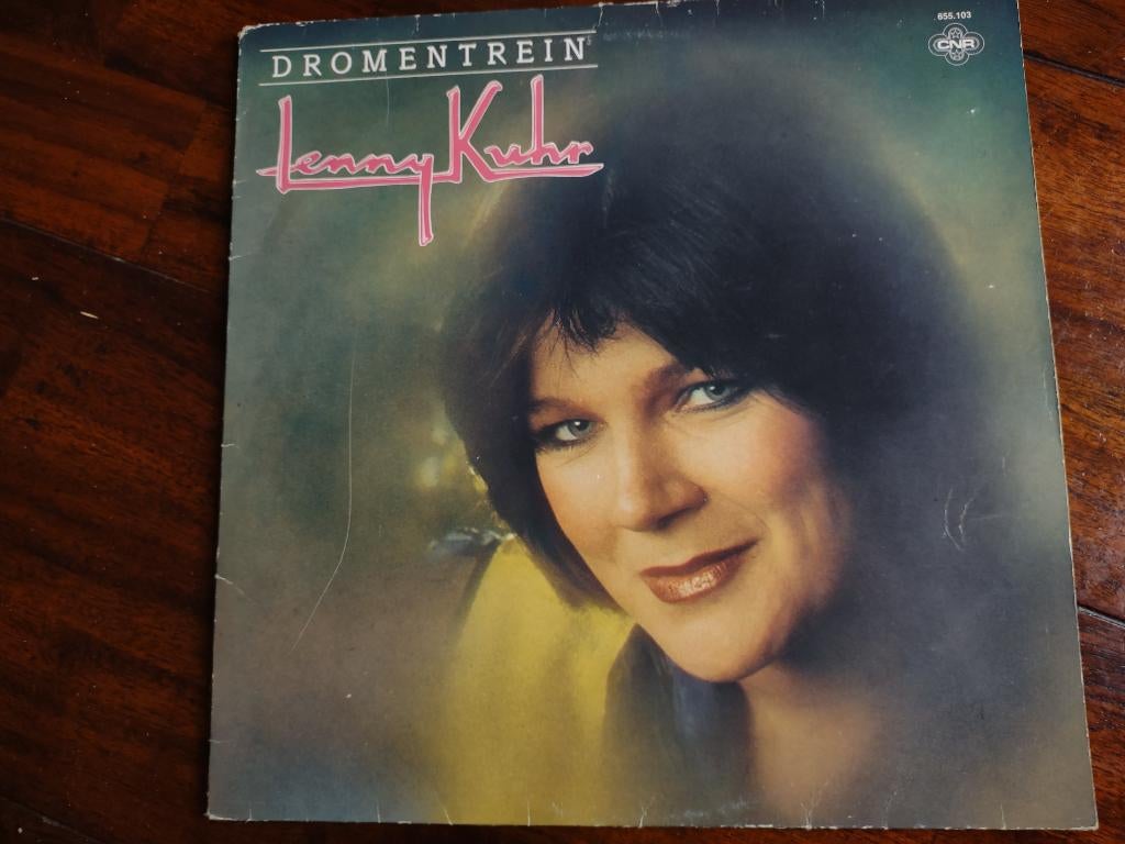 LP - Lenny Kuhr feat. Les Poppys - Dromentrein, Ophalen of Verzenden, Zo goed als nieuw, 12 inch, Levenslied of Smartlap