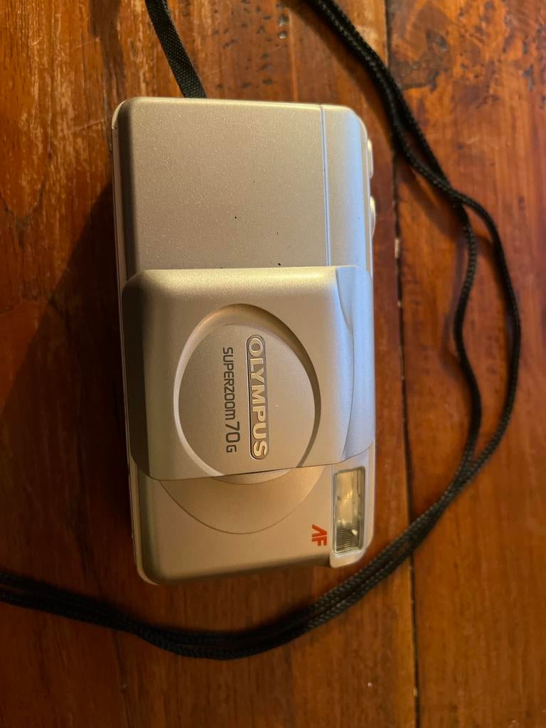 Olympus Superzoom 70G - Compacte 35mm camera, Audio, Tv en Foto, Fotocamera's Analoog, Ophalen of Verzenden, Gebruikt, Compact