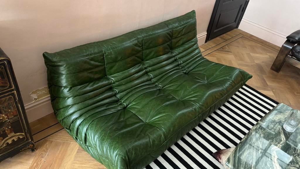 Togo Ligne Roset 3-zits bank, Ophalen, Zo goed als nieuw, Tweepersoons