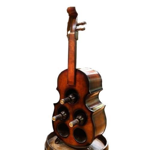 Viool wijnrek - Wijnrek - Houten wijnrek - Wijnfles houder, Cave & Garden, Verzenden, Nieuw, Info@caveandgarden.nl