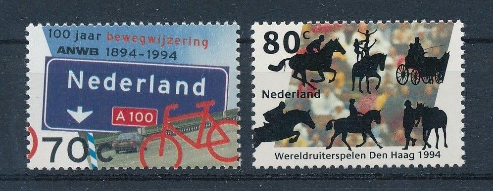 1616 - 1617 (jaar 1994) | 100 jaar ANWB bewegwijzering, Ophalen of Verzenden, Na 1940, Postfris
