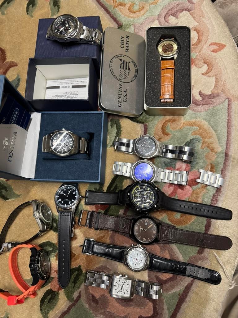 Antieke Horloges, Ophalen of Verzenden, Staal, Overige merken