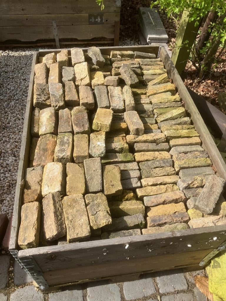 ijsseltjes hard gebakken, Tuin en Terras, Tegels en Klinkers, Ophalen, Gebruikt, Overige materialen, Klinkers