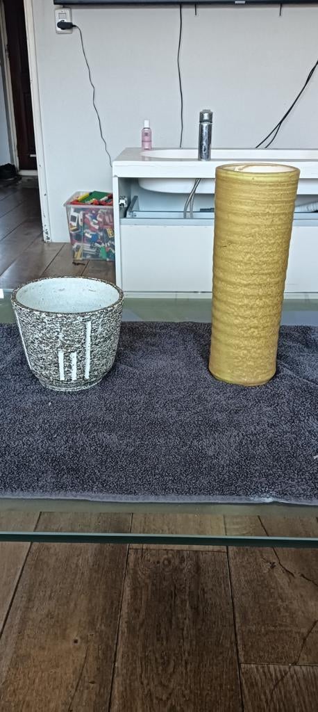 Vaas van Ravelli en pot van Zaalberg keramiek, Antiek en Kunst, Antiek | Vazen, Ophalen of Verzenden