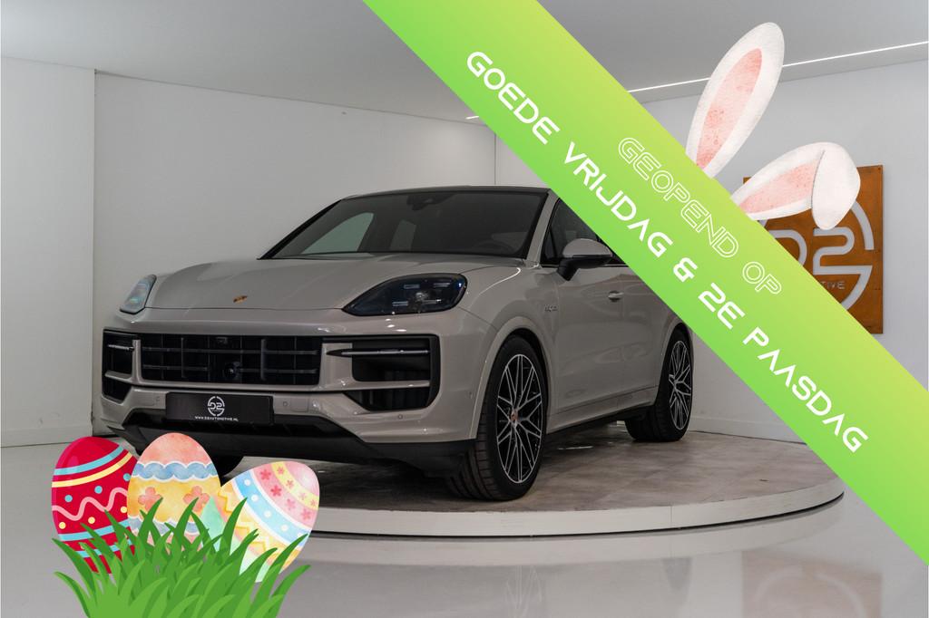 Porsche Cayenne Coupé 3.0 E-Hybrid 462PK | Cashmere | Pano, Automaat, Gebruikt, 2995 cc, 4 stoelen