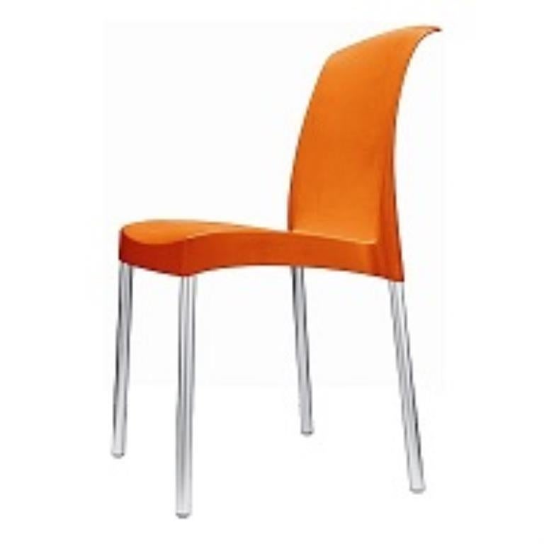 Designstoel model jamy, stapelstoel, stoel  375, Ophalen of Verzenden, Nieuw, Kunststof, Vijf, Zes of meer stoelen