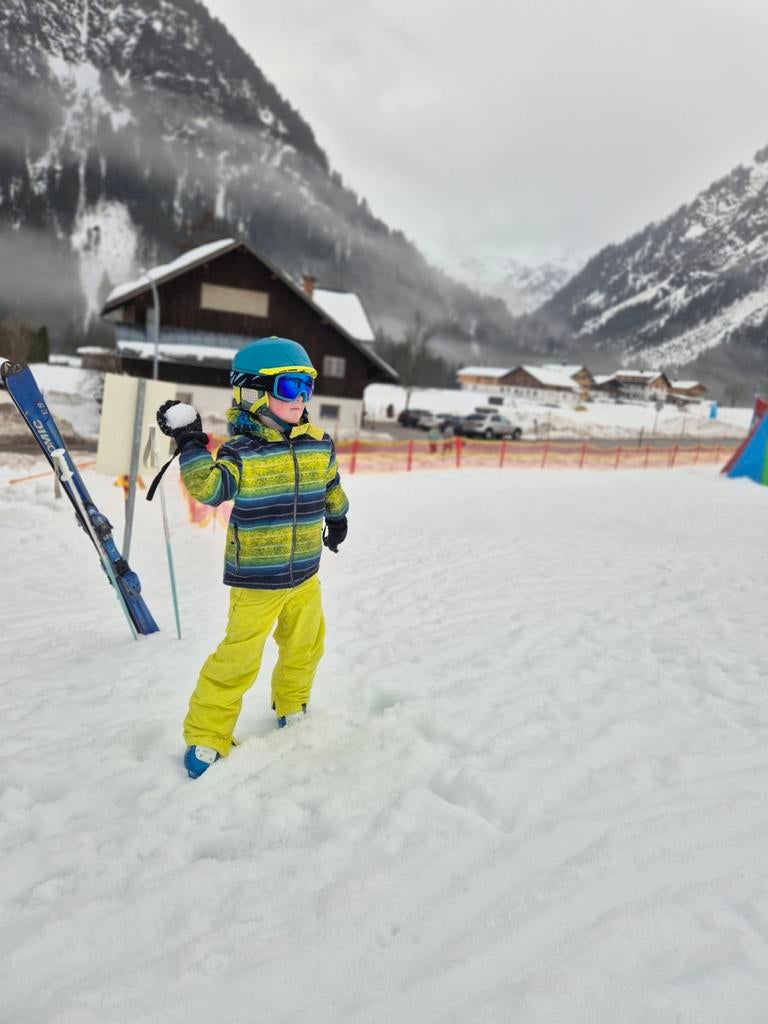 Crivit skijas met spex broek, Ophalen of Verzenden, 100 tot 140 cm, Kleding, Overige merken