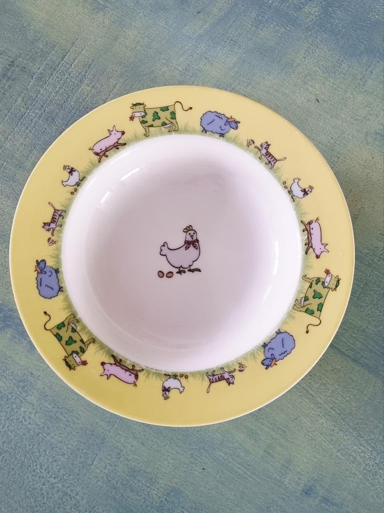 Diep kinderbordje Villeroy&Boch, Gebruikt, Ophalen of Verzenden, Bord(en), Overige stijlen