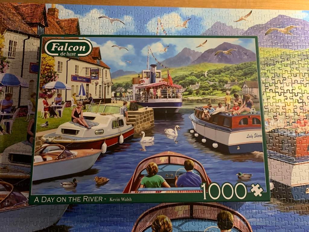 Falcon puzzel 1000 stukjes, Hobby en Vrije tijd, Denksport en Puzzels, Ophalen of Verzenden, 500 t/m 1500 stukjes, Zo goed als nieuw