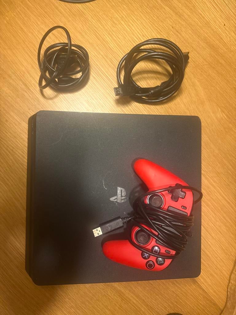 PlayStation 4 Slim 1TB opslag, Ophalen, Met 1 controller, Slim, 500 GB