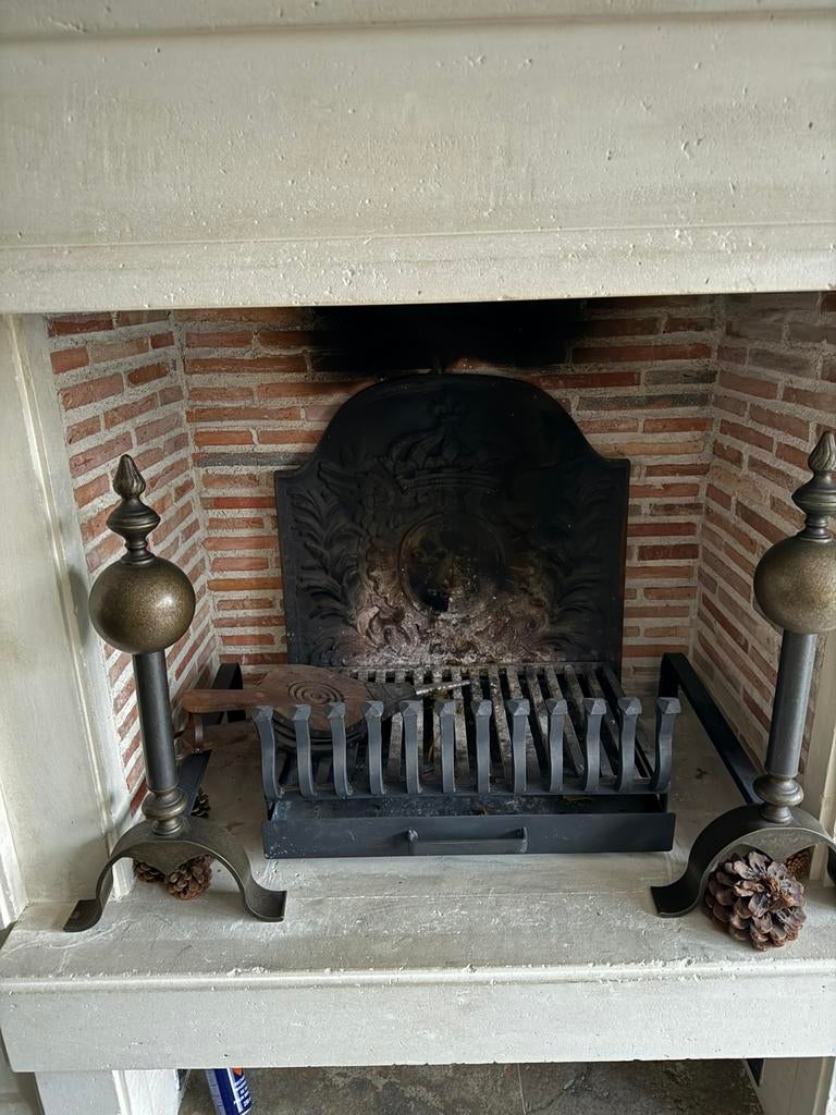 Complete ooenhaard set, Ophalen, Gebruikt, Vrijstaande haard, Houthaard