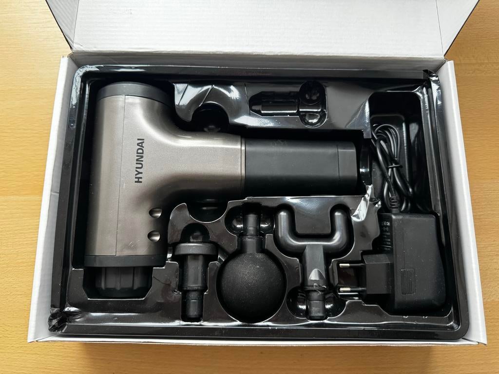 Hyundai Massage Gun – Deep Tissue (Space Grey), Ophalen of Verzenden, Nieuw, Apparaat