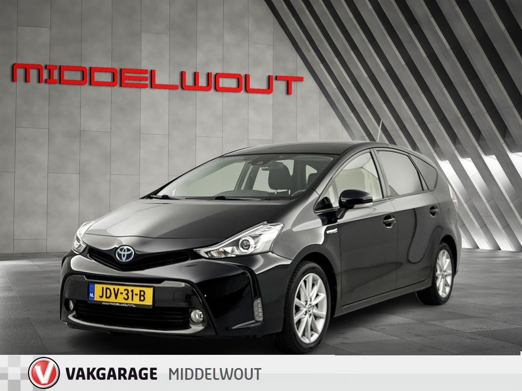 Toyota Prius+ Wagon 1.8 Executive SkyView 7-Pers/Pano-dak/Ca, Gebruikt, 4 cilinders, Zwart, Bedrijf