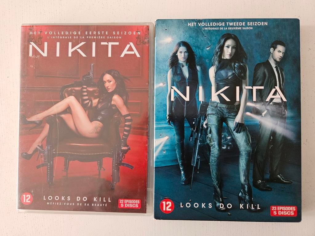 DVD-sets: Nikita - Seizoen 1 en 2, Vanaf 12 jaar, Ophalen of Verzenden, Zo goed als nieuw