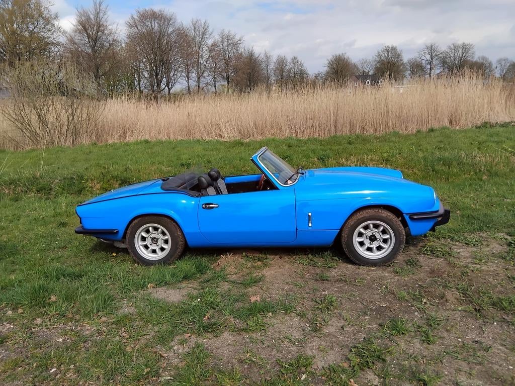 Triumph Spitfire 1.5 TC 1978 Blauw, Auto's, Triumph, Particulier, Spitfire, Benzine, Cabriolet, Handgeschakeld, Origineel Nederlands