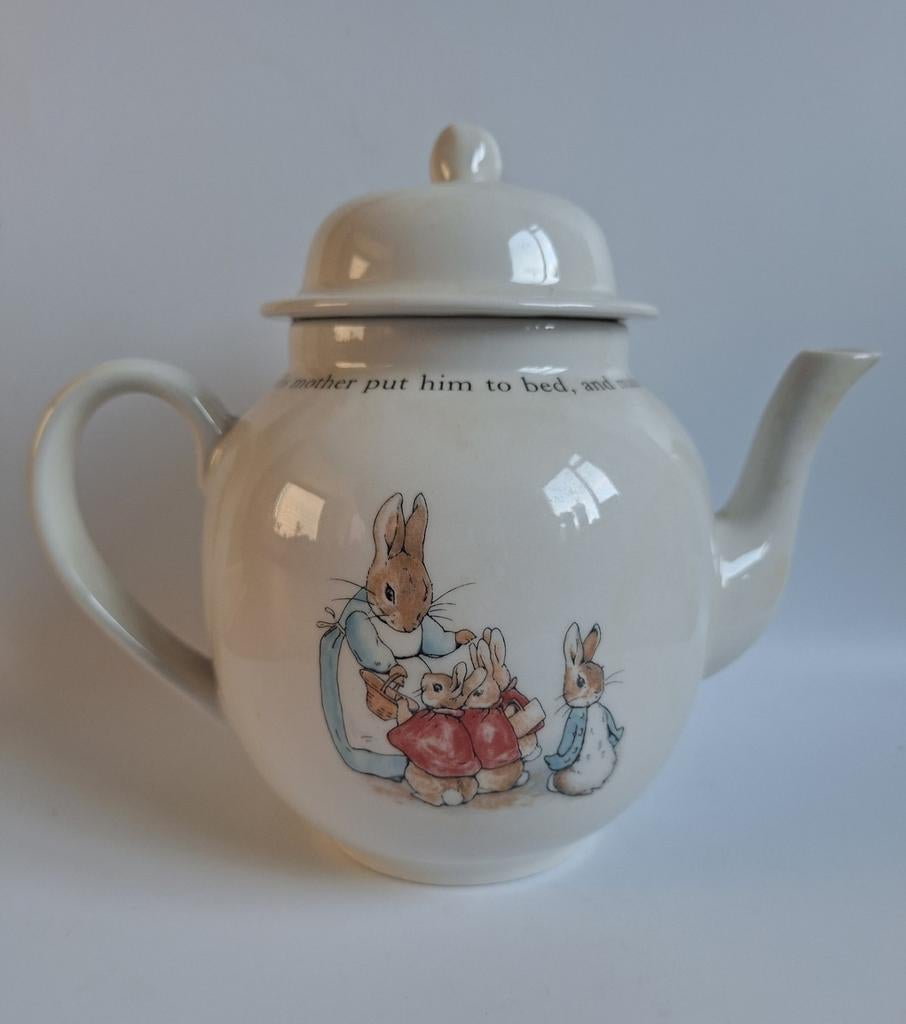 Leuke vintage theepot van Peter Rabbit van Beatrix Potter, Ophalen of Verzenden