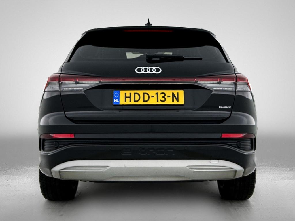 Audi Q4 e-tron 45 quattro Advanced edition 82 kWh | Assisten, Automaat, Stof, Gebruikt, Zwart