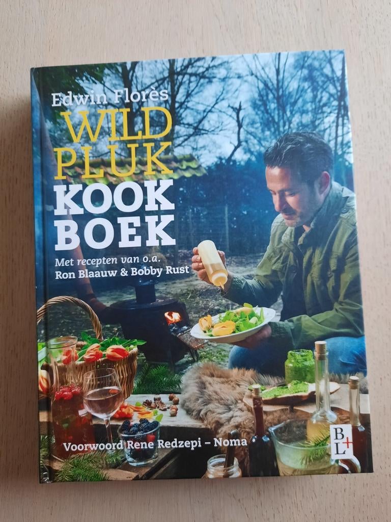 Het wildplukkookboek - Edwin Florès, Ophalen of Verzenden, Zo goed als nieuw