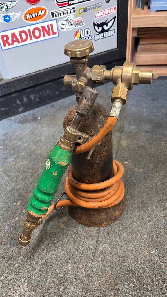 Perkeo gas brander, Ophalen, Gebruikt