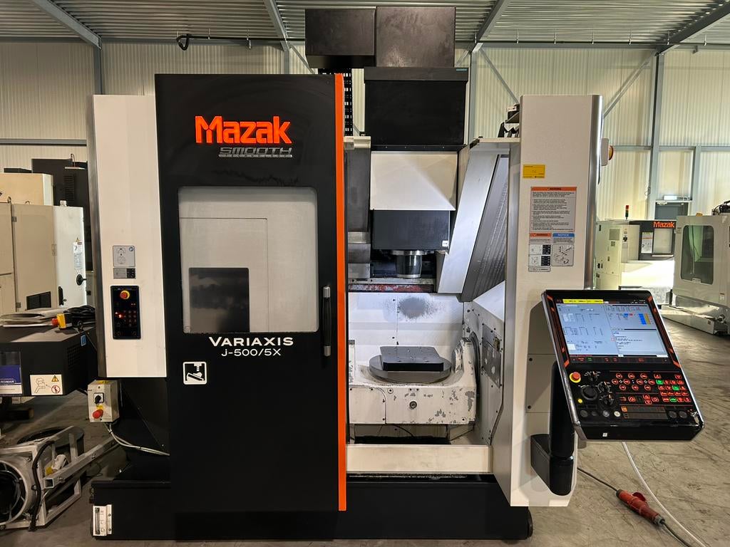 Mazak J-500/5X 5 assig CNC Bewerkingscentrum, Ophalen, Zo goed als nieuw, Freesbank, Computergestuurd (Cnc)