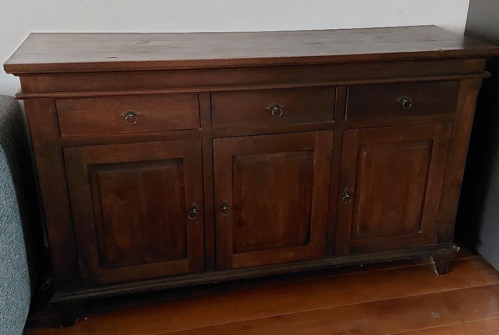 Dressoir koloniaal, Ophalen, Gebruikt, Met deur(en), 25 tot 50 cm