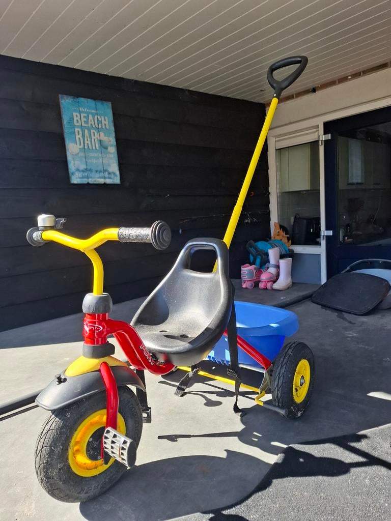 Puky driewieler met duwstang, Fietsen en Brommers, Fietsen | Driewielers, Ophalen of Verzenden